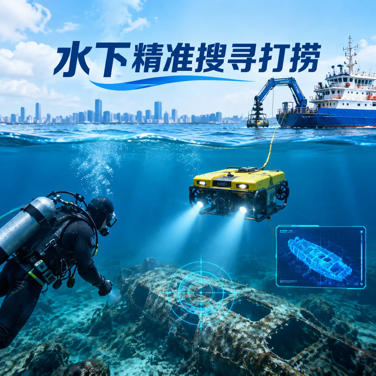 长丰水下精准搜寻打捞